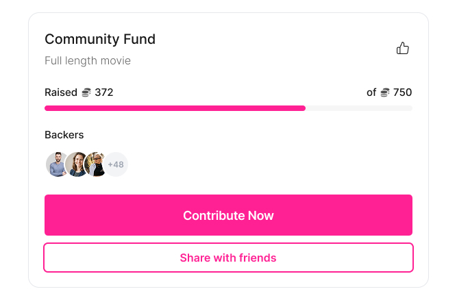 Crowdfunding module for funded fansite content requests on BunnyCMS